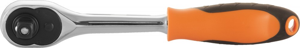 рукоятка трещоточная! 1/4'' DR, 72 зубца, 140мм\ 281402 OMBRA