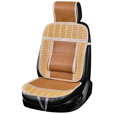 Накидка на сиденье массажная папирус бежево-коричневая SKYWAY S01302046 SKYWAY