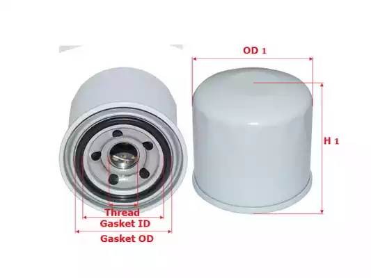 Фильтр масляный HYUNDAI Sonata,Accent,Lantra KIA Rio 3,Cerato MITSUBISHI Galant, C10026 SAKURA