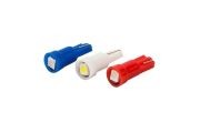 Лампа светодиодная 12V T5 W2x4.6d бесцокольная красная SMD XENITE 1009311 XENITE