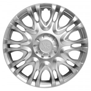 Колпаки колесные декоративные R16 серебро "AIRLINE" X5 (2 шт.) AWCC-16-10 AIRLINE