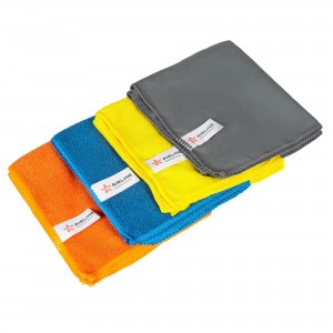 Набор салфеток из микрофибры в "рулончиках" 4шт 30х30см AB-V-03 AB-V-03 AIRLINE