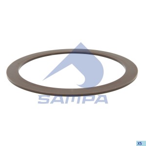 Кольцо уплотнительное BPW ступицы задней (160x190x3.5) SAMPA 070.185 SAMPA