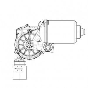Моторедуктор стеклооч. для а/м Exeed TXL (19-) (перед.) (VWF 2802) VWF2802 START VOLT