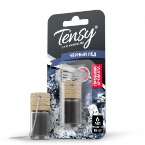 ароматизатор! Tensy подвесной жидкость бутылочка блистер Черный лед\ TB57 TENSY