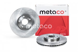 Диск тормозной передний вентилируемый 3050124 3050124 METACO