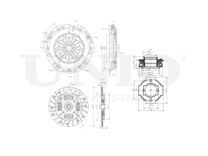 Комплект сцепления с подшипником CLT-20048 UNIO