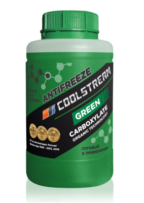 Антифриз зеленый -40C 0.9кг Green COOL STREAM CS-010901-GR COOLSTREAM