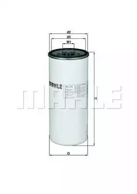 Фильтр топливный RVI Premium II TR/PR, Kerax /DXi 11/13, Magnum DXi 12/13; VOLVO KC300 MAHLE KNECHT