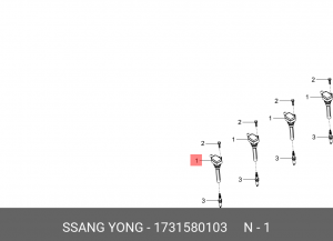 Катушка зажигания SSANGYONG Tivoli (15-) (G16F) OE 1731580103 SSANG YONG