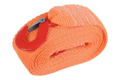 трос буксировочный! лента, 7т, 5м, с крюками, с сумкой\ BRX0080034 BRIX