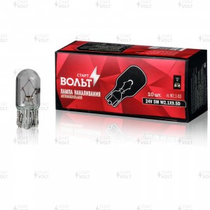 Лампа накаливания 24v 5w ,tpwjrjkmyfz VL-W2.1-03 START VOLT