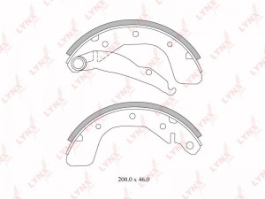 Колодки тормозные задние подходит для CHEVROLET Lanos 1.4-1.8 05/Epica 2.0-2.5 0 BS-1800 LYNXAUTO