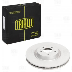 Диск торм. Audi A4 (16-)/A5 (16-)/Q5 (18-) перед. d=338 (окраш.) (DF 220120) DF220120 TRIALLI