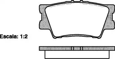1231 00 FDB1892 [0446633160] !колодки дисковые з.\ Toyota RAV4 2.0/2.2 D-4D 06> 123100 REMSA