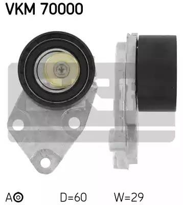 ролик натяжной ремня ГРМ!\ Daewoo Nexia/Nubira 1.4-1.6 93> VKM70000 SKF