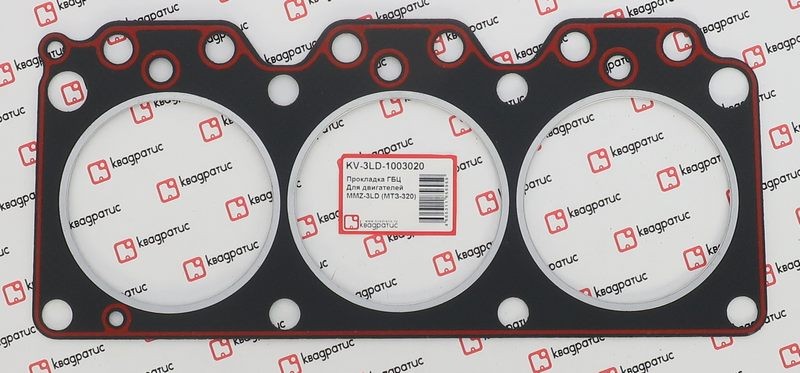 Прокладка головки блока MMZ-3LD с герметиком ММЗ КВАДРАТИС KV-3LD-1003020 KVADRATIS