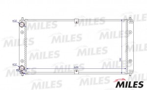 Радиатор (механическая сборка) 2123 Шеви LRc0123 (NISSENS Z-Z000-0--0-000Z-Z) AC ACRM484 MILES