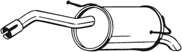 Глушитель NISSAN Note (06-12) (1.4),Micra (03-10) (1.2/1.4/1.5) BOSAL 145-125 BOSAL