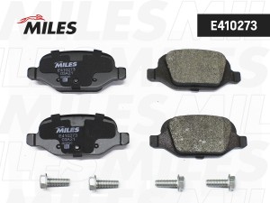 Колодки тормозные задние (Смесь Low-Metallic) CITROEN NEMO/FIAT FIORINO/PANDA 04 E410273 MILES
