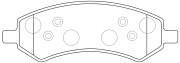 Колодки дисковые DODGE Ram 1500 3.6 5.7 17- BP53004 BP53004 SB NAGAMOCHI