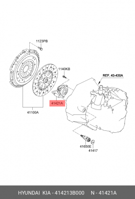 Подшипник выжимной 414213B000 MOBIS
