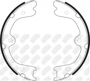 Колодки тормозные NISSAN Pathfinder (05-) задние (4шт.) NIBK FN0623 NIBK