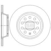 Диск тормозной VW Passat (05-),Tiguan AUDI A3 SKODA Superb (08-) задний (1шт.) S SD5414 SANGSIN