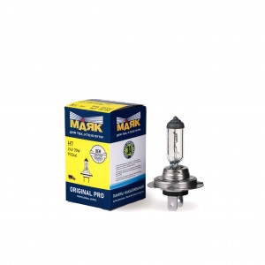 Лампа галогенная Н7 24V 70W "Маяк" Original Pro (PX26d) 04730 MAYAK