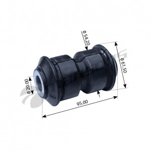 Втулка RENAULT рессоры задней (20x54x95) MANSONS 800.090 MANSONS
