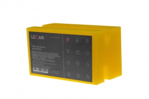 Губка для мытья (поролон) "ФИГУРНАЯ" цв. желтый 140*85*80 LECAR000035712 LECAR