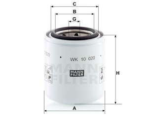 Фильтр топливный CANTER WK 10 020 MANN FILTER