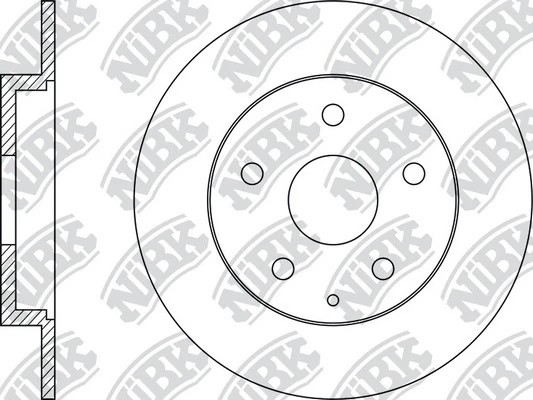 Диск тормозной MAZDA CX-5 2012 RN1517 RN1517 NIBK