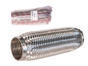 Гофра глушителя 60x230 в 3-ой оплетке interlock нержавеющая сталь GARDE G60230 GARDE