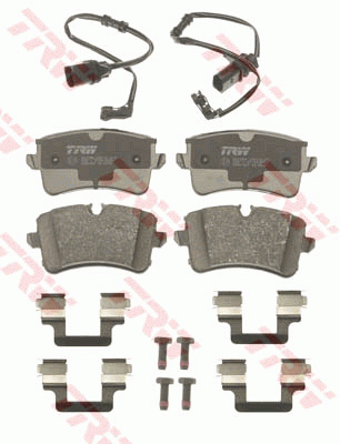 Колодки задние AUDI A8 (4H_) GDB1867 GDB1867 TRW