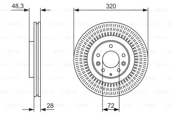 MAZDA CX 9 (2007>) 0 986 479 795 BOSCH