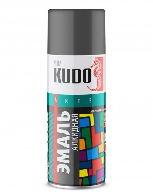 Краска "KUDO" темно-серая (520 мл) (аэрозоль) KU-1016 KUDO
