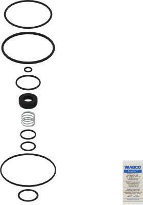 РМК клапана ускорительного Multibrand: DAF, Iveco, MAN, MB, Scania, Volvo; 9730110002 WABCO