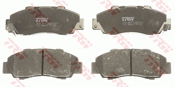 Колодки тормозные HONDA Accord (91-98), CR-V (95-02) передние (4шт.) TRW GDB3177 TRW