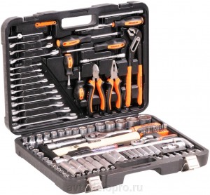 Набор инструментов (119 предметов) "АвтоDело" (1/4", 1/2") 39909 AVTO DELO
