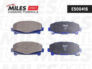 Колодки тормозные передние (Смесь CERAMIC серия PRO) HONDA ACCORD 2.0/2.4 АКПП 0 E500416 MILES
