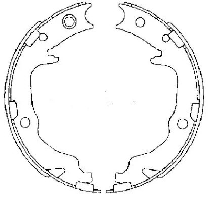 Колодки тормозные MITSUBISHI Lancer (08-),Outlander XL (06-12) задние барабанные 91073400 TEXTAR