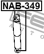 Сайлентблок заднего амортизатора NAB-349 NAB349 FEBEST