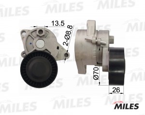 Натяжитель ремня приводного BMW E39/E46/E60/X5 M52/M54 AG00062 AG00062 MILES