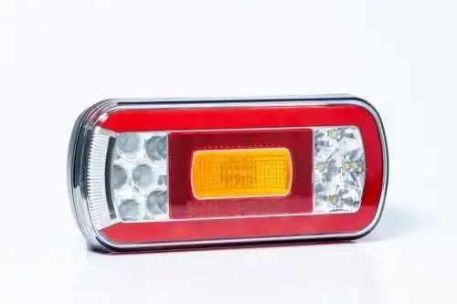 фонарь задний универсальный! LED, 6-функц. стоп, поворот, посв. ном. с пров. 1.0 FT130COFLED FRISTOM