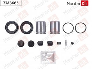 Ремкомплект тормозного суппорта+поршень IVECO DAILY III Фургон/универсал 1997 -  77A3663 MASTER KIT