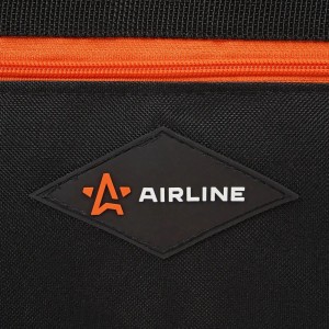 Сумка автомобильная (49х24х20 см) "AIRLINE" (дорожная, средняя, черн./оранж.) AR-BAG-01 AIRLINE