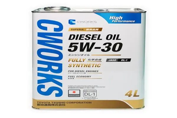 Масло моторное SUPERIA DIESEL OIL 5W-30 DL-1 4L A12SR1004 A12SR1004 CWORKS