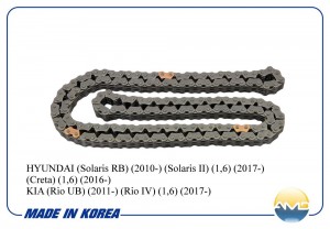 Цепь ГРМ HYUNDAI Solaris RB, 2010-, Solaris II, 1,6, 2017-, Creta, 1,6, 2016-, K AMD.CS22 AMD