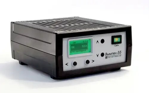 зарядное устройство! Вымпел-55 (автомат, 0,5-15А, 0,5-18В, ЖК индикатор)\ 2012 VYMPEL